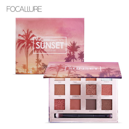 12 Colors Portable Eyeshadow Palette FOCALLURE