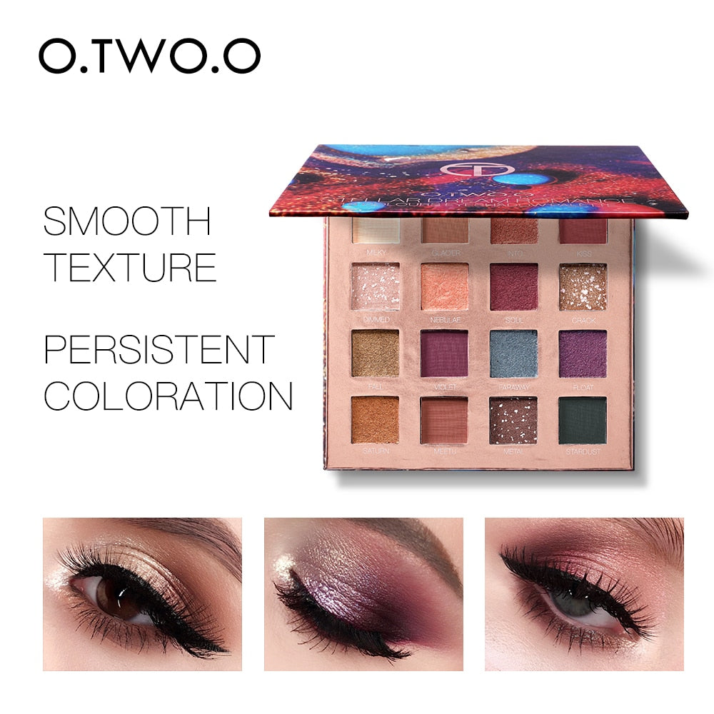 Stellar Dream Romance Eyeshadow Palette (16 Colors) O.TWO.O