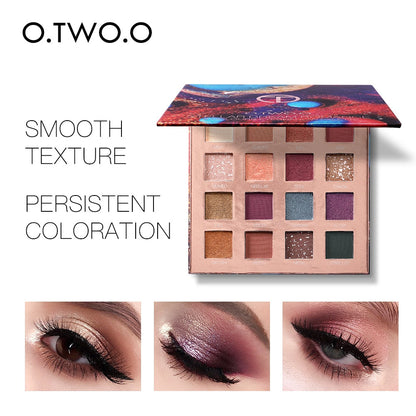 Stellar Dream Romance Eyeshadow Palette (16 Colors) O.TWO.O