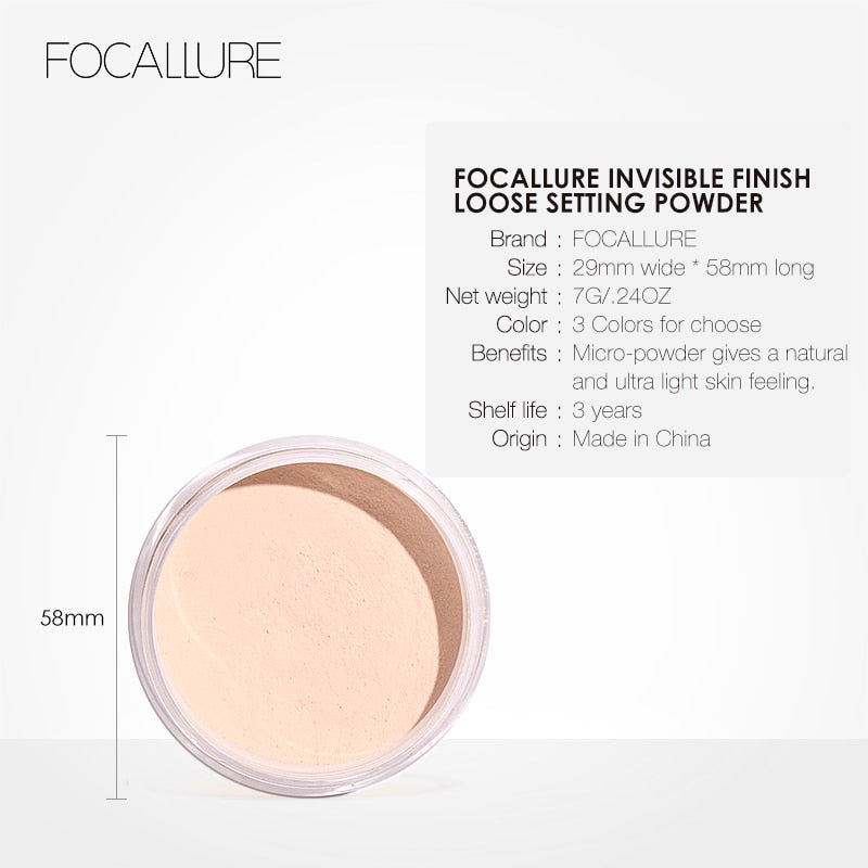 Invisible Finish Loose Setting Powder FOCALLURE