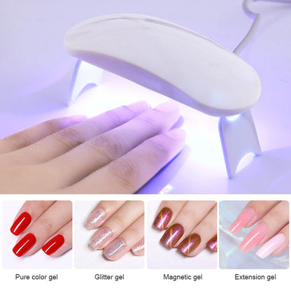 Mini 6W White LED/UV Lamp Nail Dryer