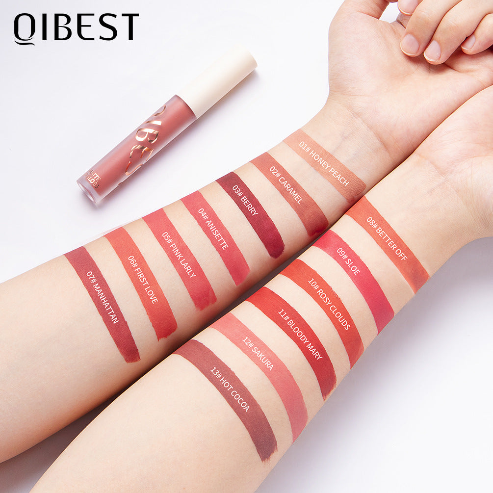 The New Silky Soft Mist Matte Lip Gloss QIBEST