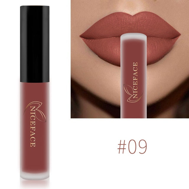 Nude Matte Liquid Lipstick NICEFACE