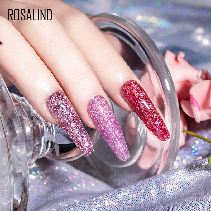 Glitter Poly Nail Gel15ml ROSALIND