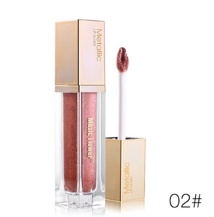 Metallic Lip Gloss Music Flower