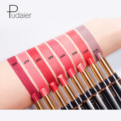 2 In 1 Lipliner Lipstick Pudaier