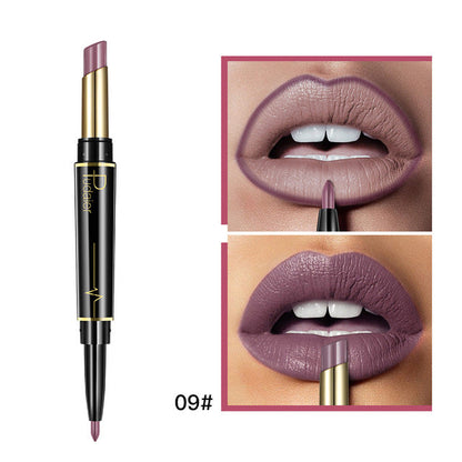 2 In 1 Lipliner Lipstick Pudaier