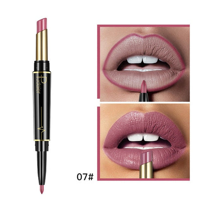 2 In 1 Lipliner Lipstick Pudaier