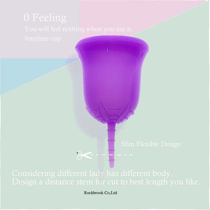 Medical Grade Silicone Menstrual Cup Anytime