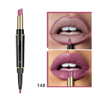 2 In 1 Lipliner Lipstick Pudaier