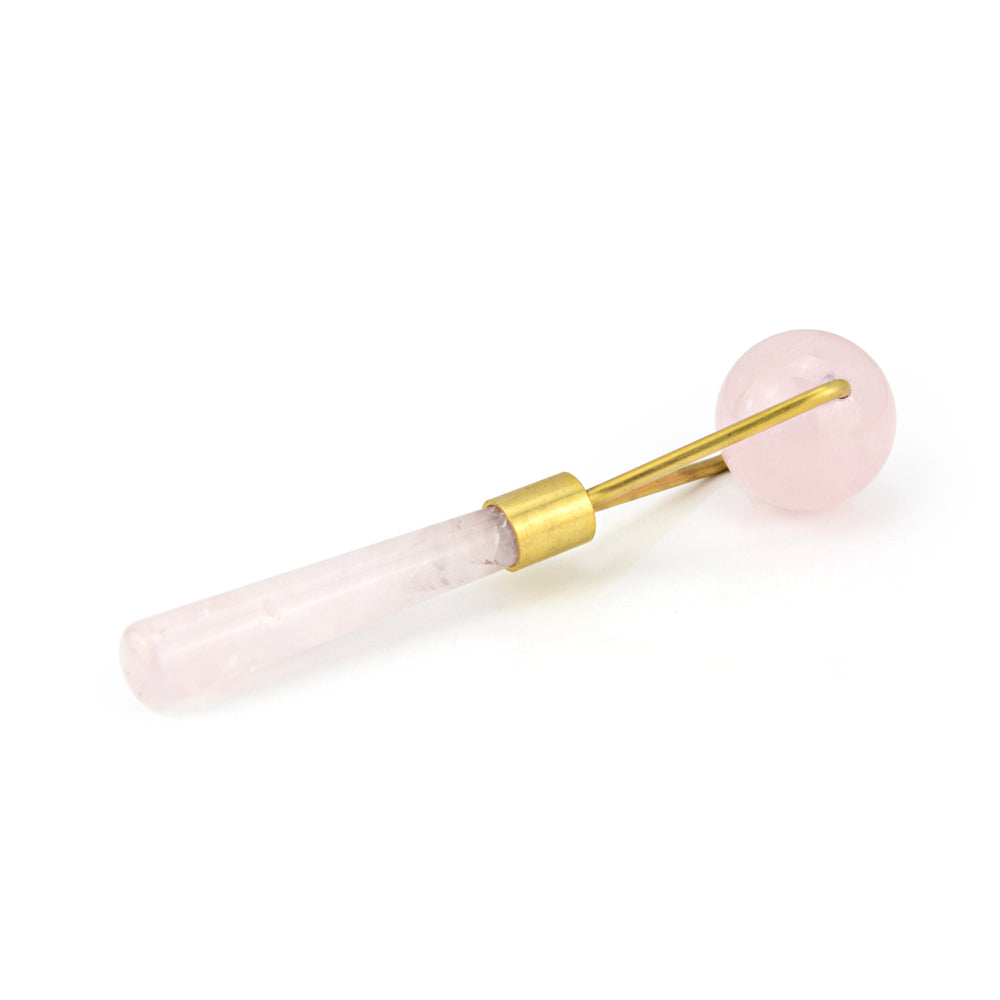 Natural Rose Quartz Facial Roller