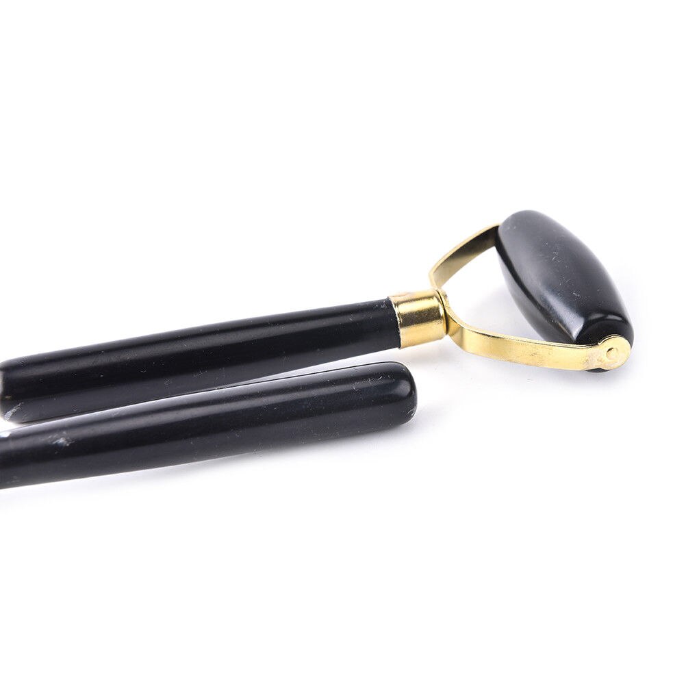 Natural Obsidian Quartz Face Roller